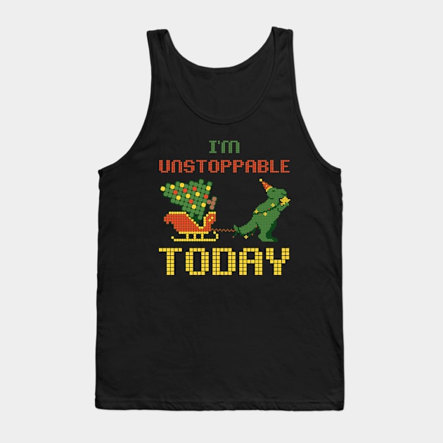 I'm Unstoppable today dino Tank Top by Myartstor 